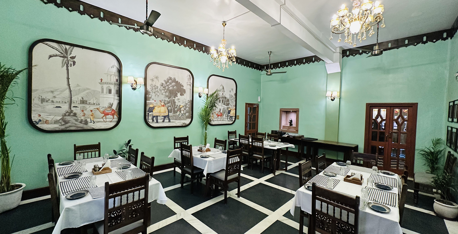 Courtyard view at Raghvendra Heritage