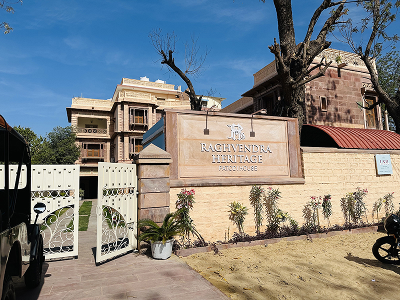 Heritage architecture courtyard